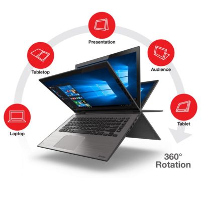 Toshiba Radius L40DW-C-101 Laptop, Amd A8-7410, 4GB Memory, 128GB Ssd Storage Toshiba Radius L40DW-C-101 Laptop, Amd A8-7410, 4GB Memory, 128GB Ssd Storage